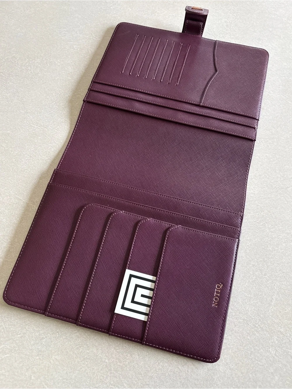 Notiq mulberry saffiano
